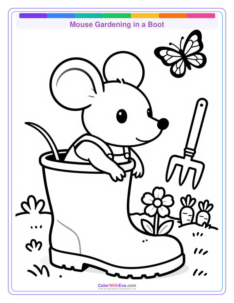 Mouse Gardening in a Boot thumbnail
