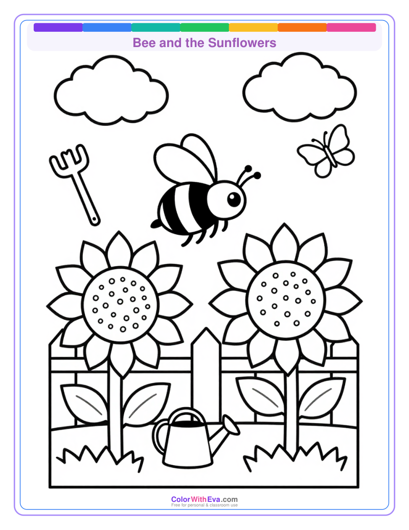 Bee and the Sunflowers preview