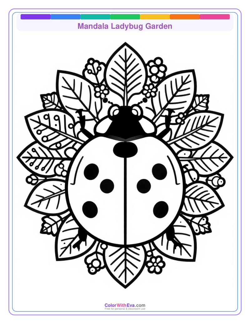 Mandala Ladybug Garden thumbnail