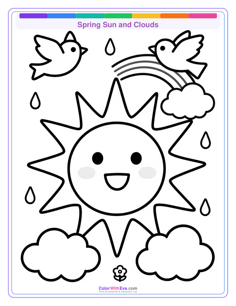 Spring Sun and Clouds preview