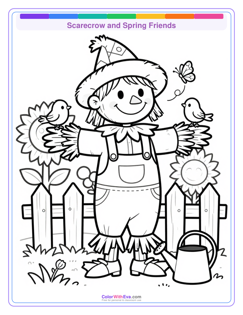 Scarecrow and Spring Friends preview