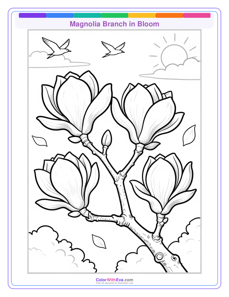 Magnolia Branch in Bloom preview