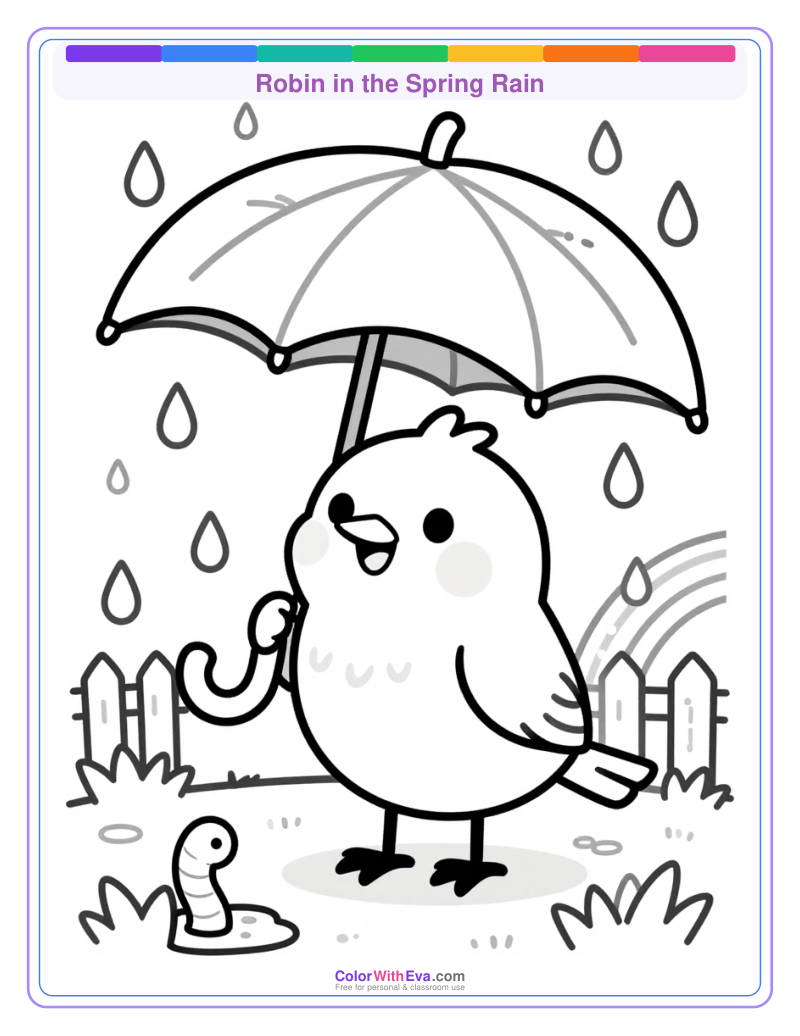 Robin in the Spring Rain preview