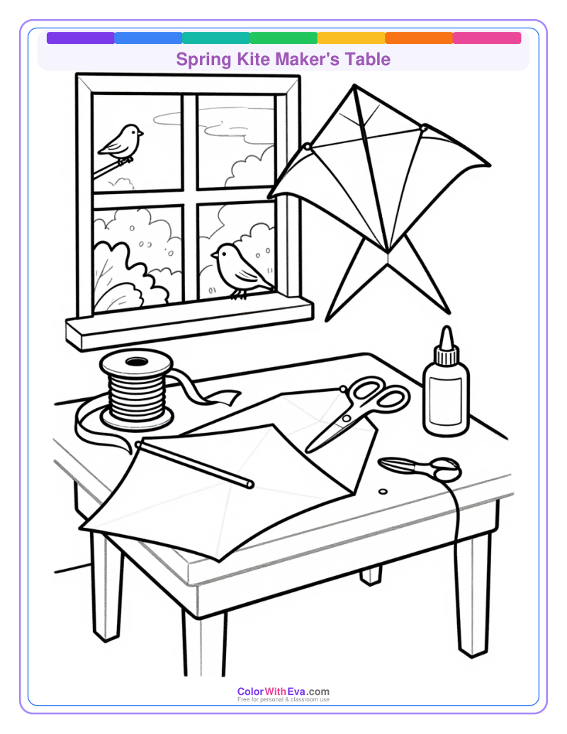 Spring Kite Maker's Table preview