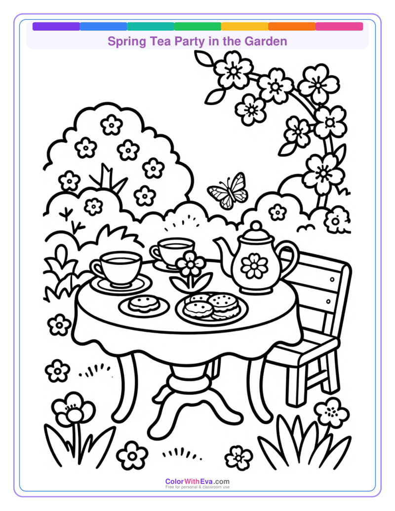 Spring Tea Party in the Garden preview