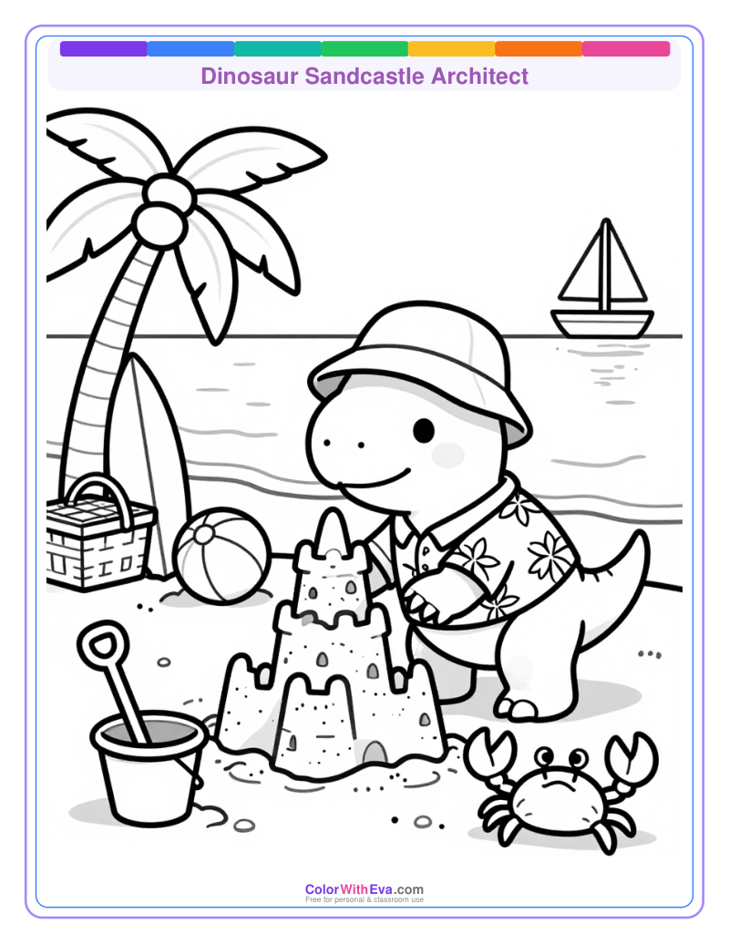 Dinosaur Sandcastle Architect thumbnail