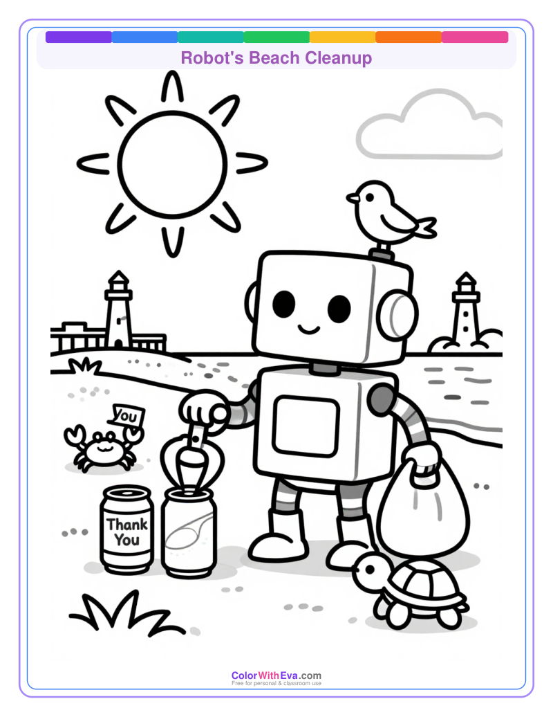 Robot's Beach Cleanup thumbnail
