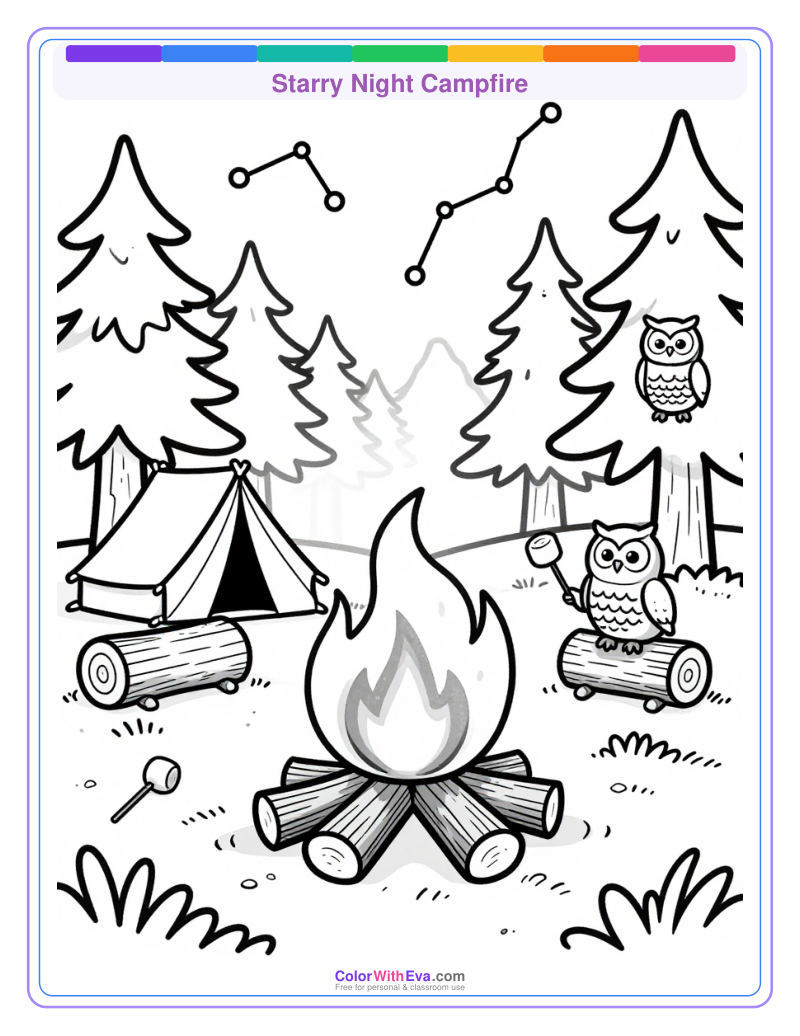 Starry Night Campfire preview