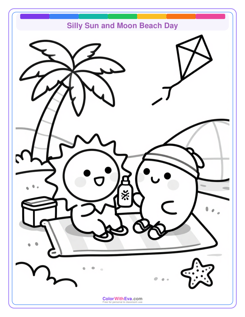 Silly Sun and Moon Beach Day thumbnail