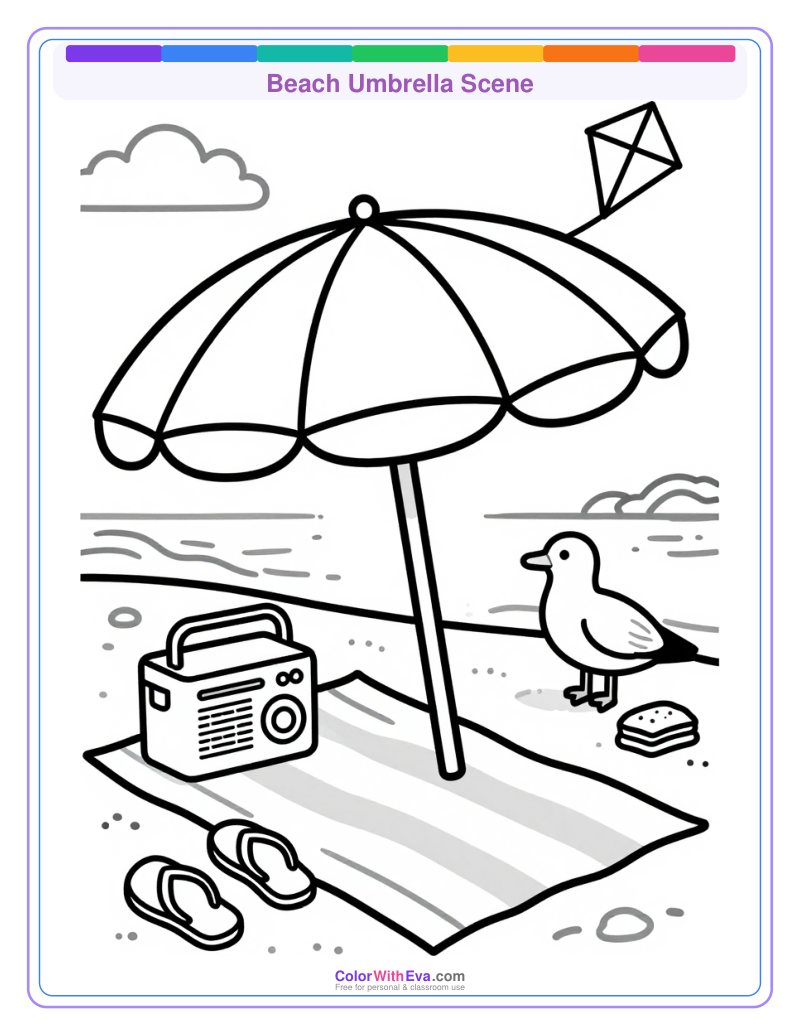 Beach Umbrella Scene preview