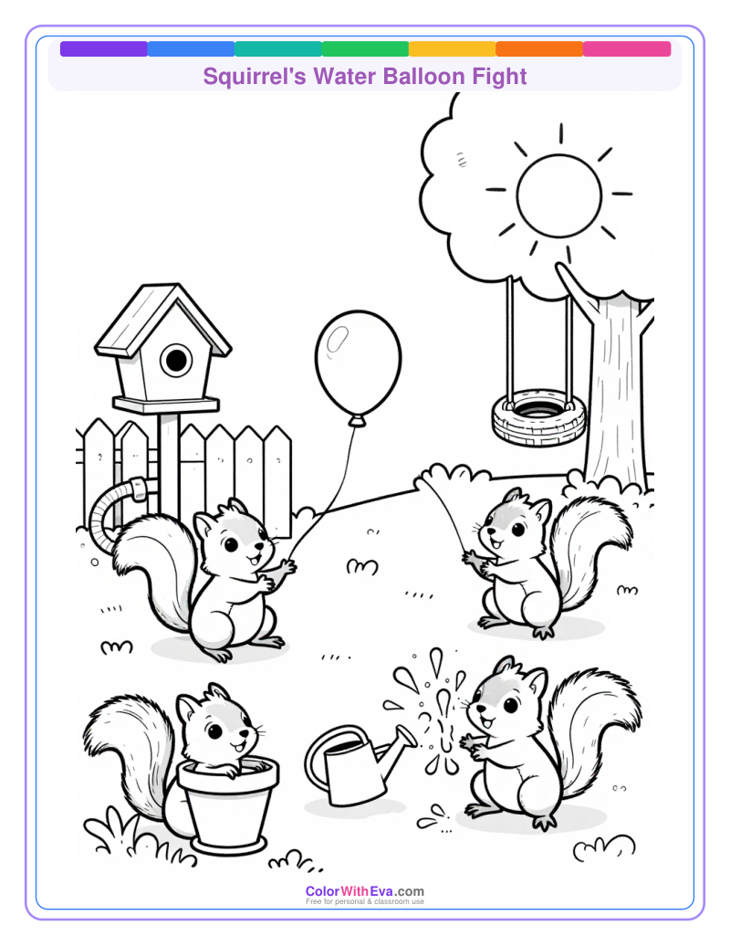 Squirrel's Water Balloon Fight thumbnail