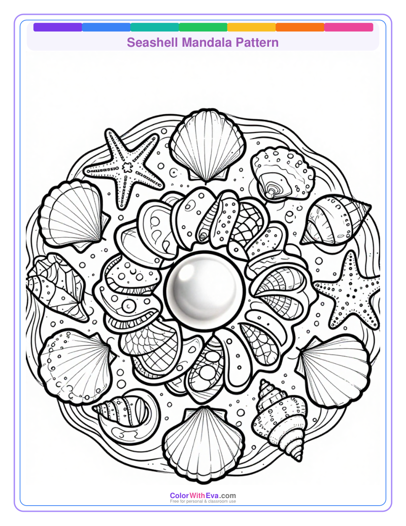 Seashell Mandala Pattern thumbnail