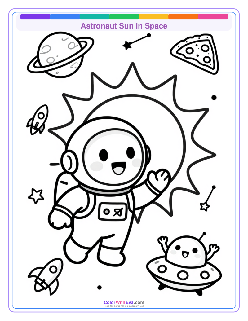 Astronaut Sun in Space thumbnail