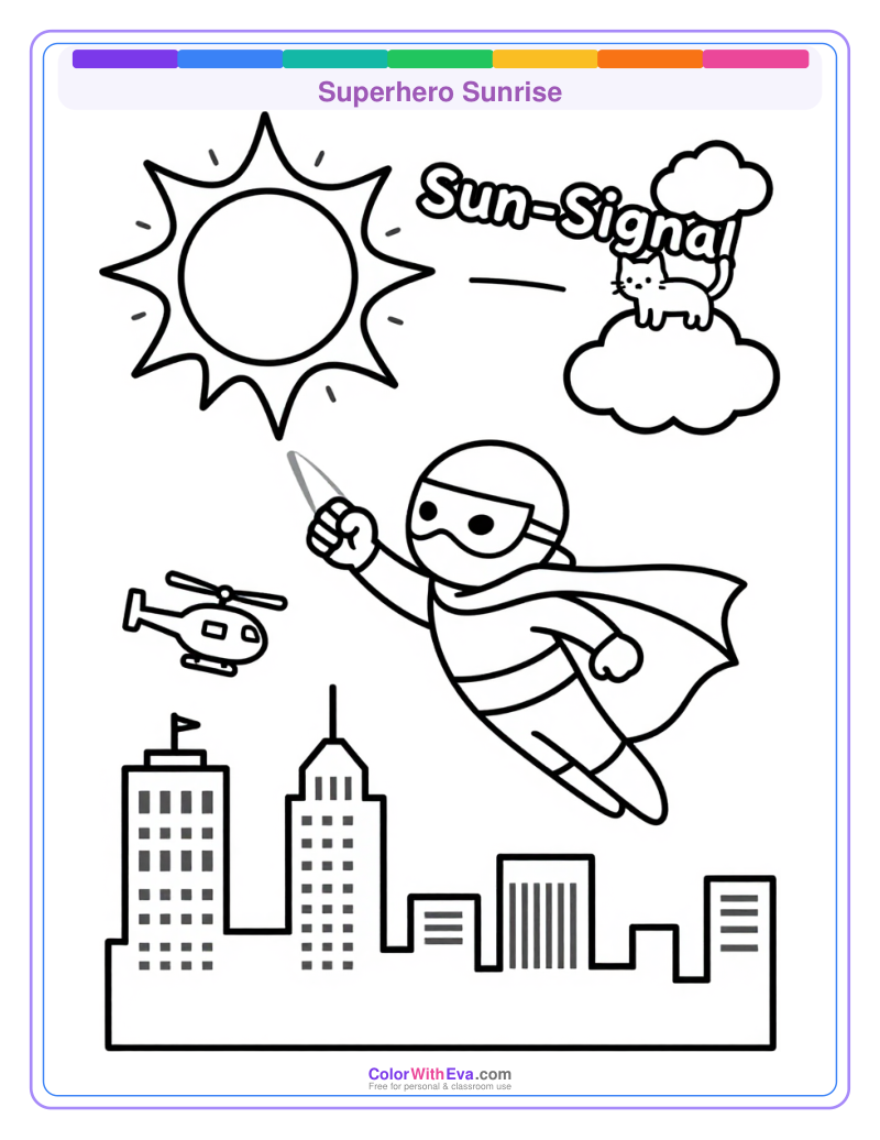 Superhero Sunrise preview