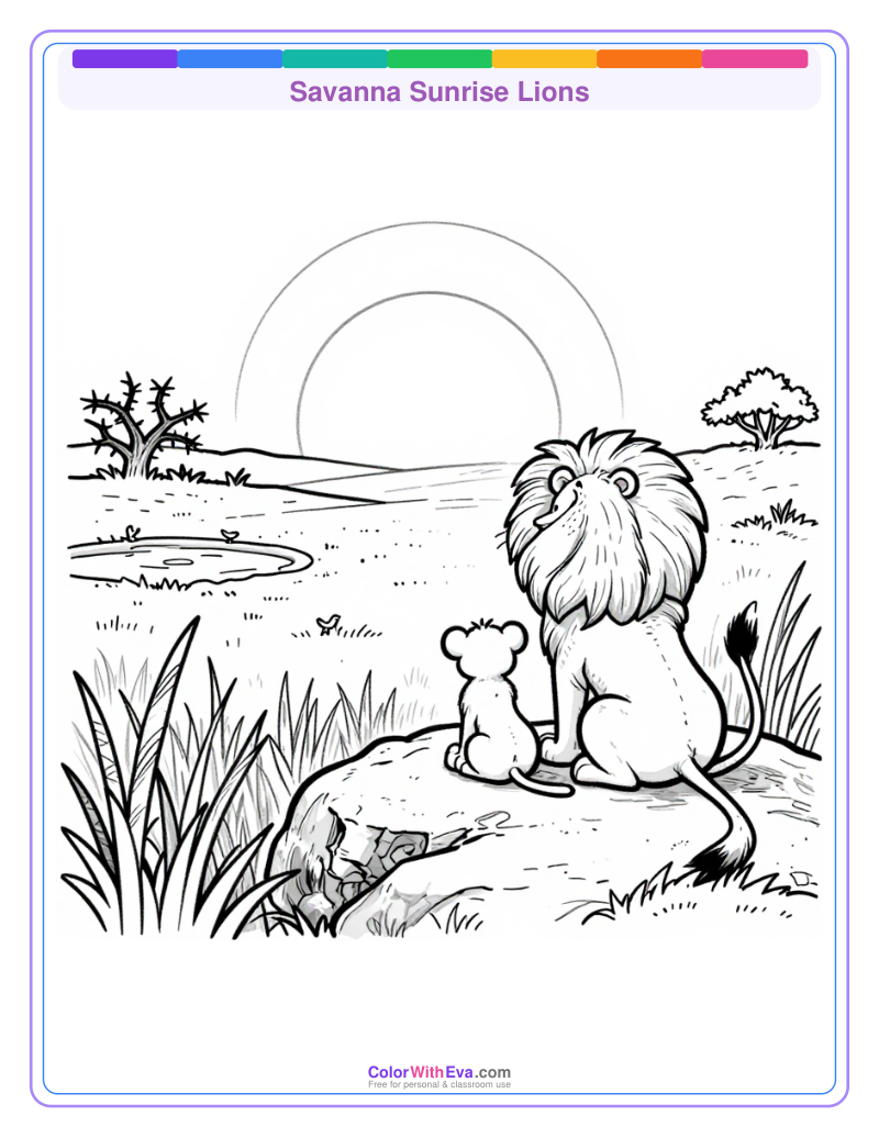 Savanna Sunrise Lions preview