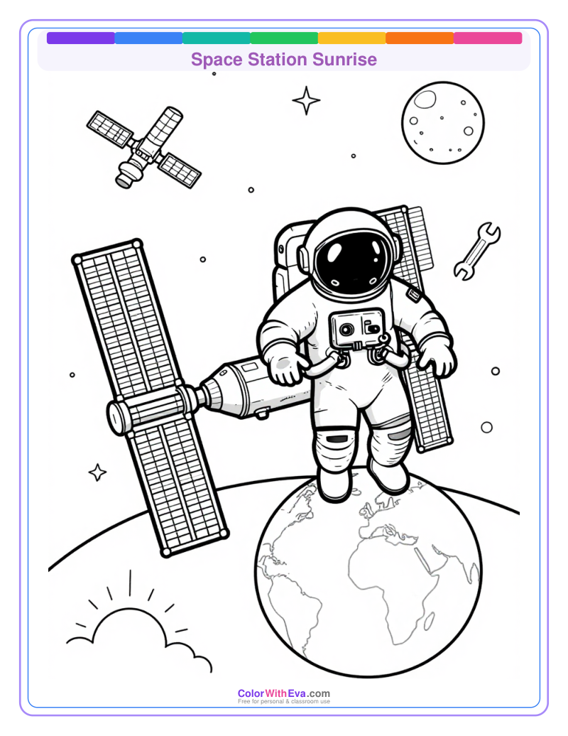 Space Station Sunrise preview