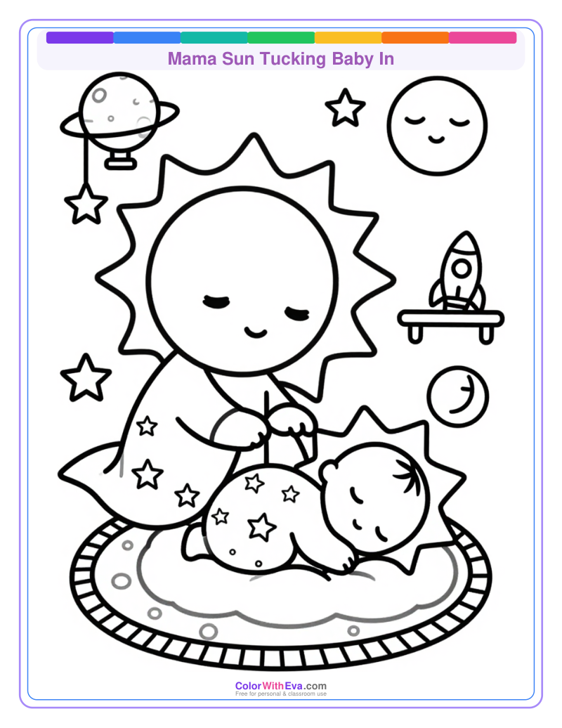 Mama Sun Tucking Baby In thumbnail