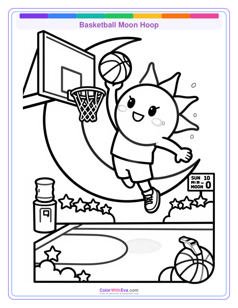 Basketball Moon Hoop thumbnail