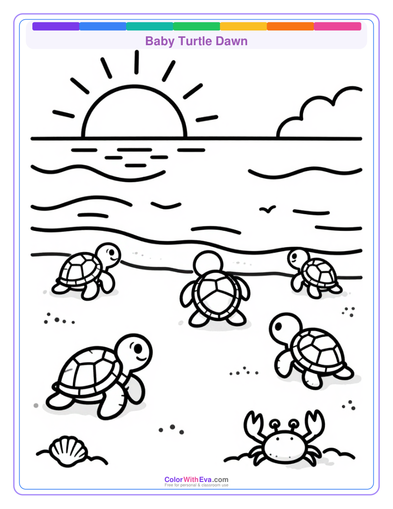 Baby Turtle Dawn preview