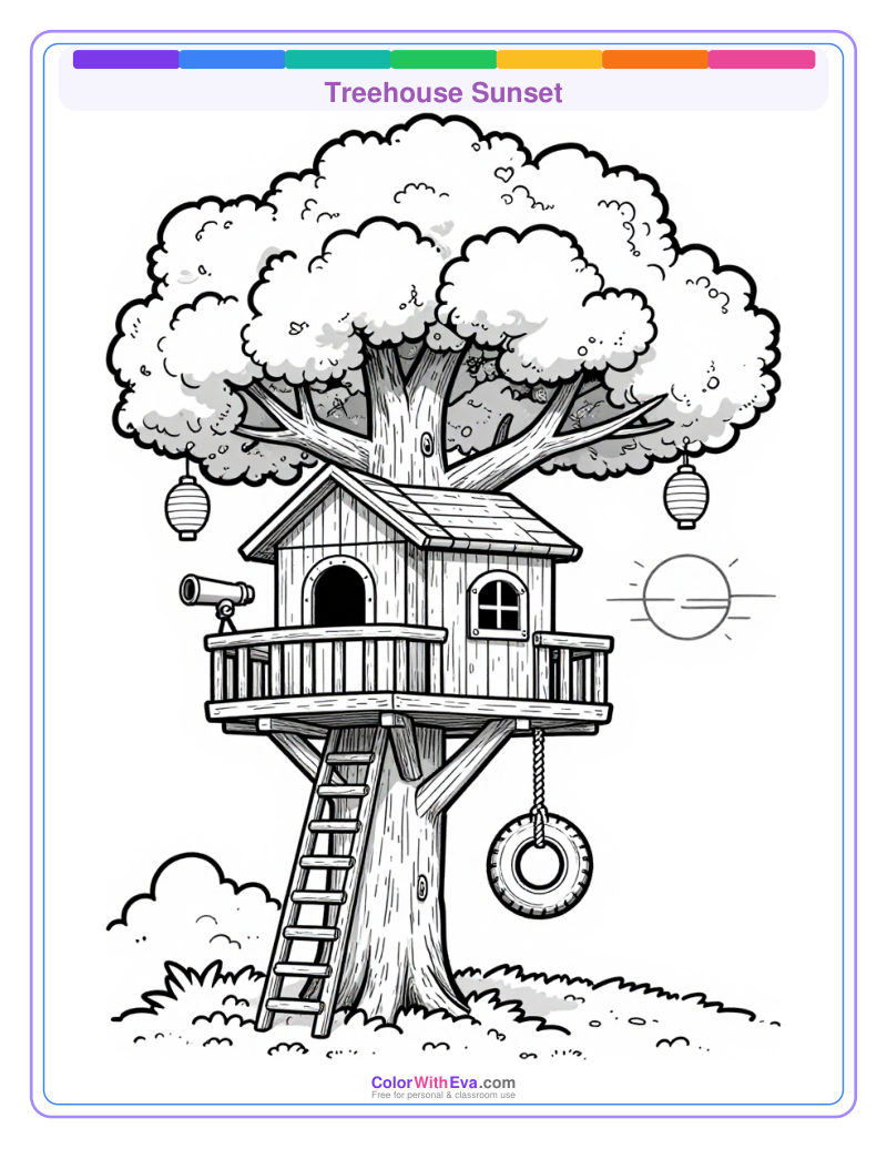 Treehouse Sunset preview