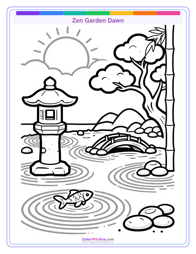 Zen Garden Dawn preview