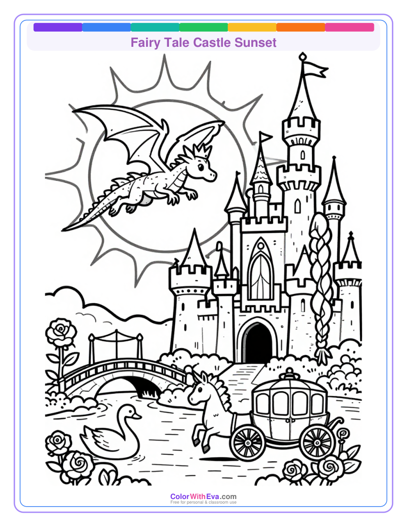 Fairy Tale Castle Sunset thumbnail