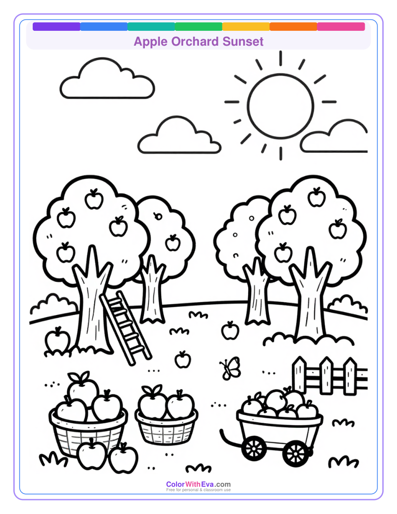 Apple Orchard Sunset preview