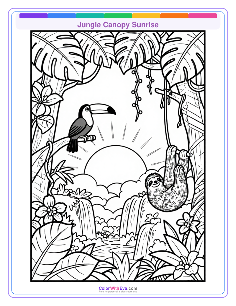 Jungle Canopy Sunrise preview