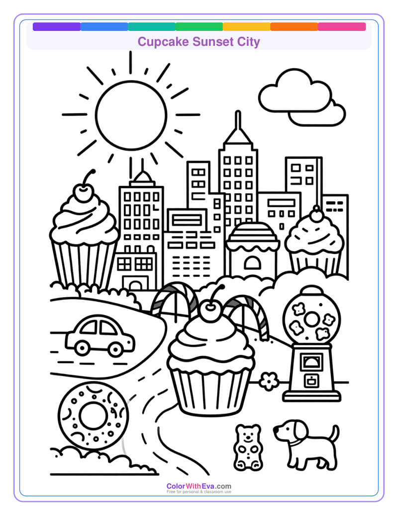 Cupcake Sunset City thumbnail