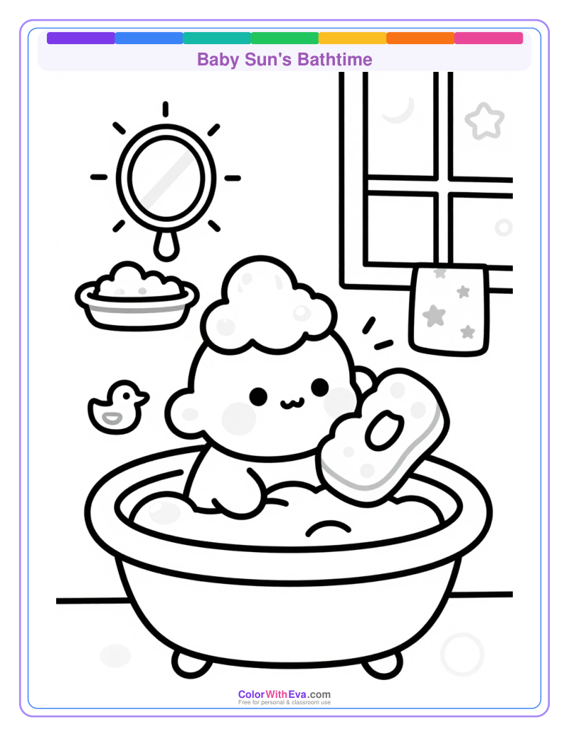 Baby Sun's Bathtime thumbnail