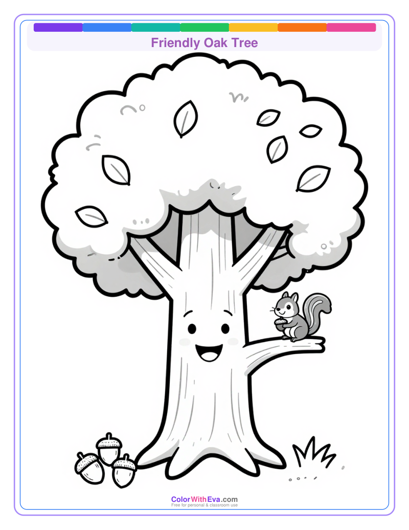 Friendly Oak Tree preview