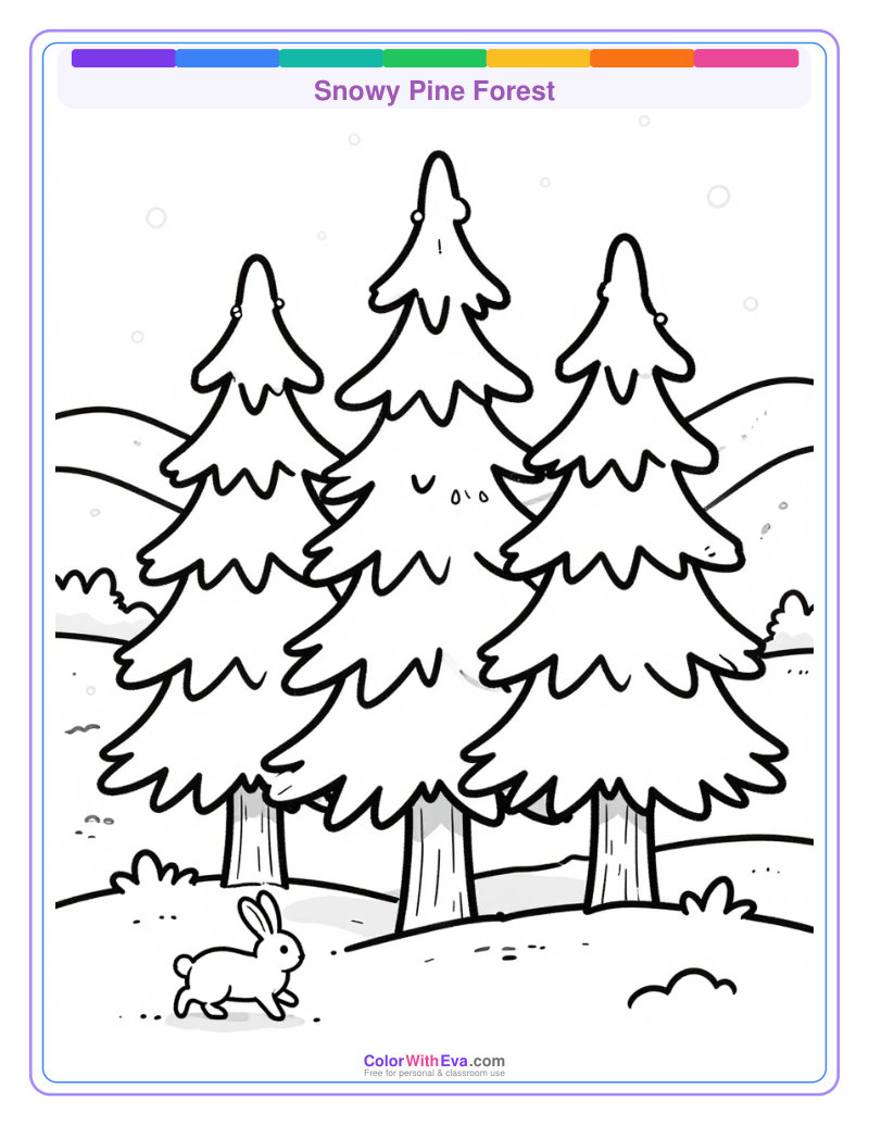 Snowy Pine Forest preview