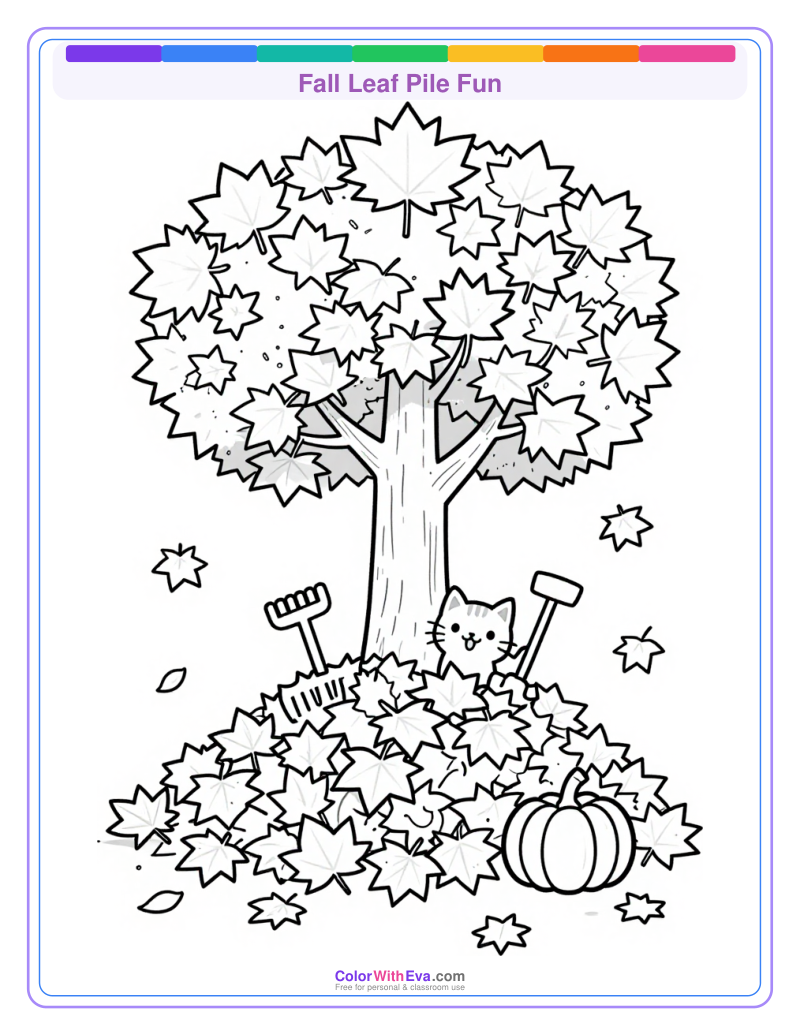 Fall Leaf Pile Fun preview