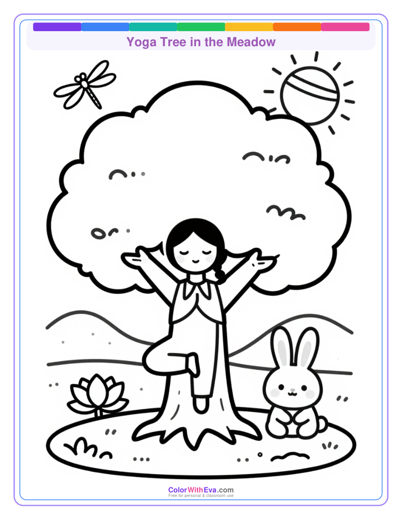 Yoga Tree in the Meadow thumbnail