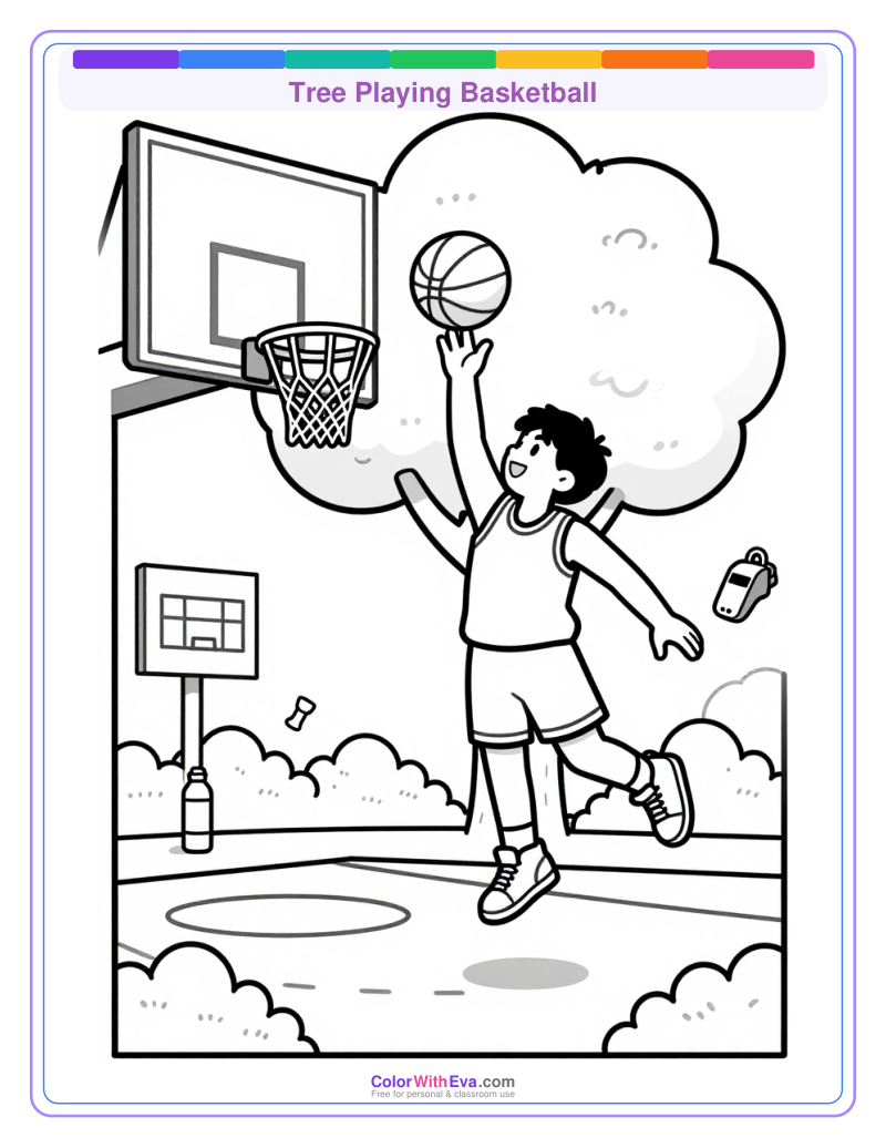 Tree Playing Basketball thumbnail
