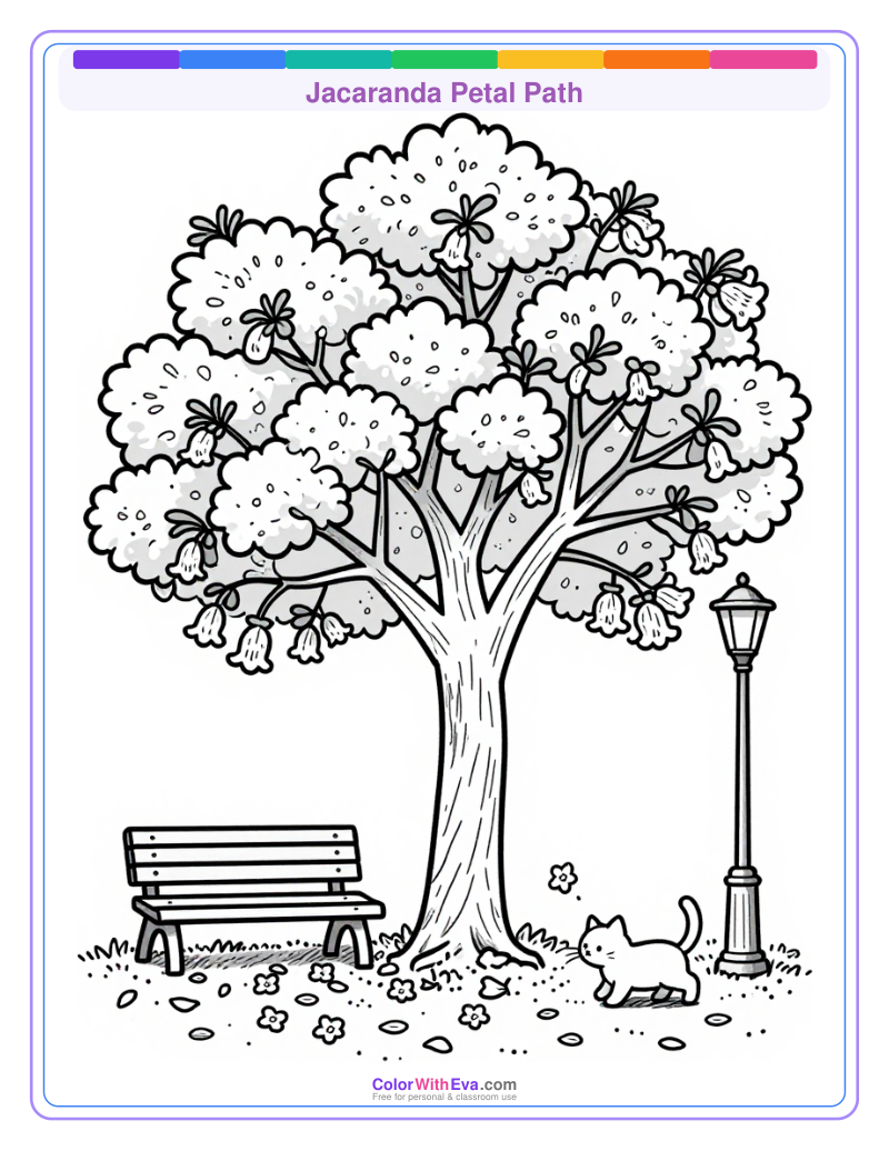 Jacaranda Petal Path preview