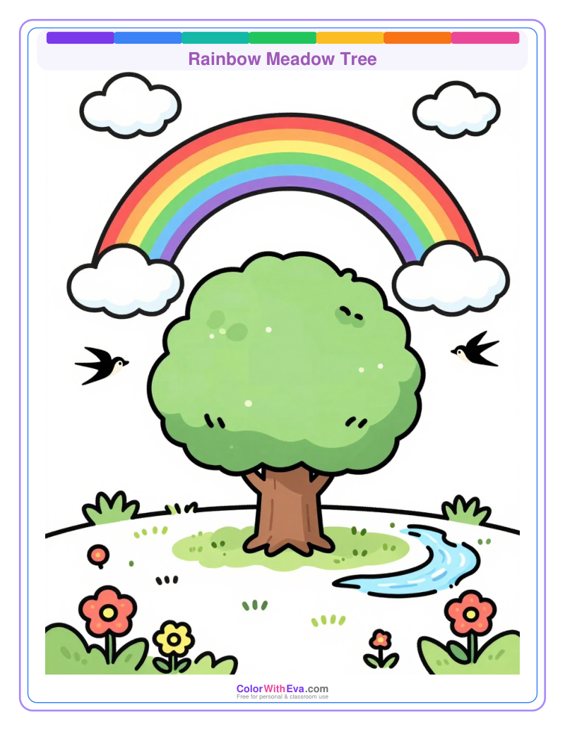 Rainbow Meadow Tree preview