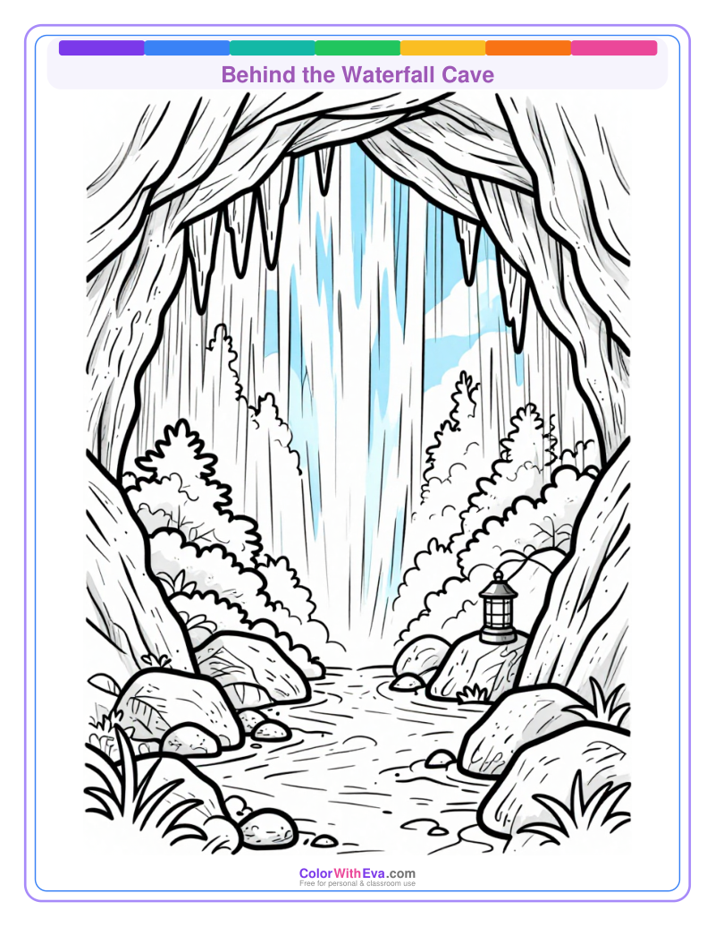 Behind the Waterfall Cave preview