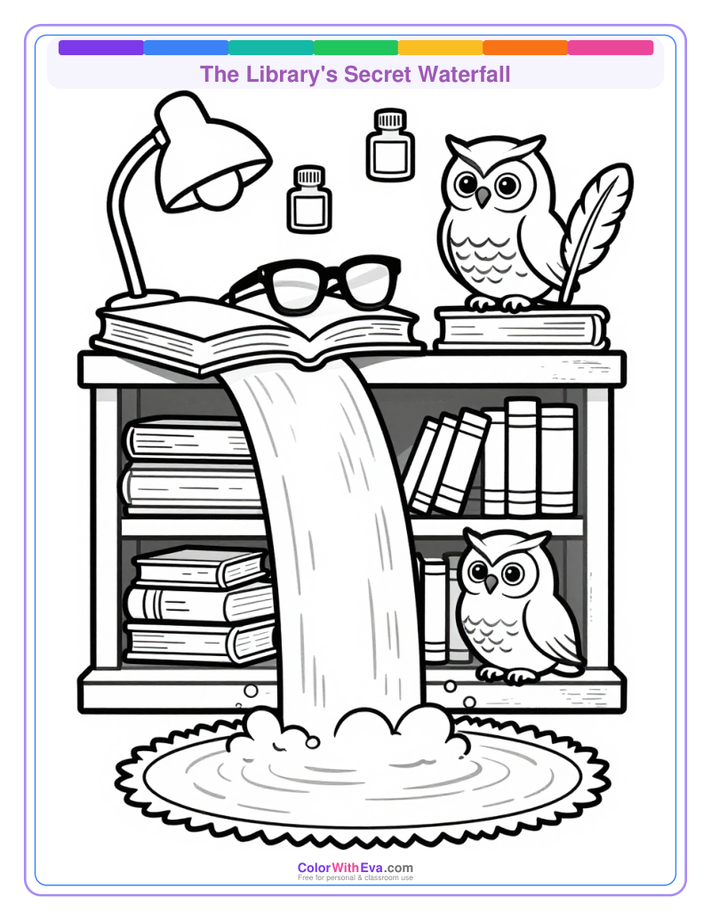 The Library's Secret Waterfall thumbnail