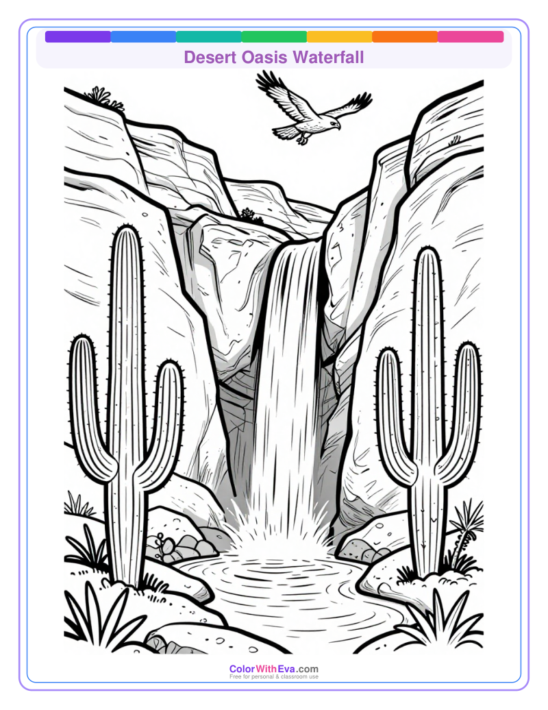 Desert Oasis Waterfall preview
