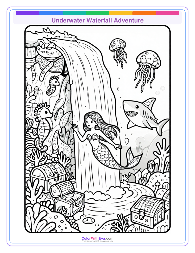 Underwater Waterfall Adventure preview