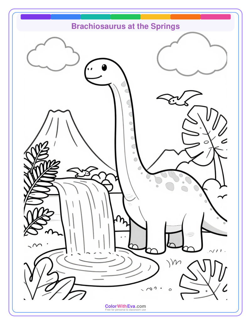 Brachiosaurus at the Springs preview