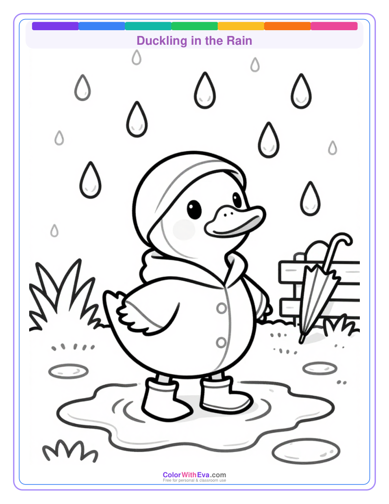 Duckling in the Rain preview