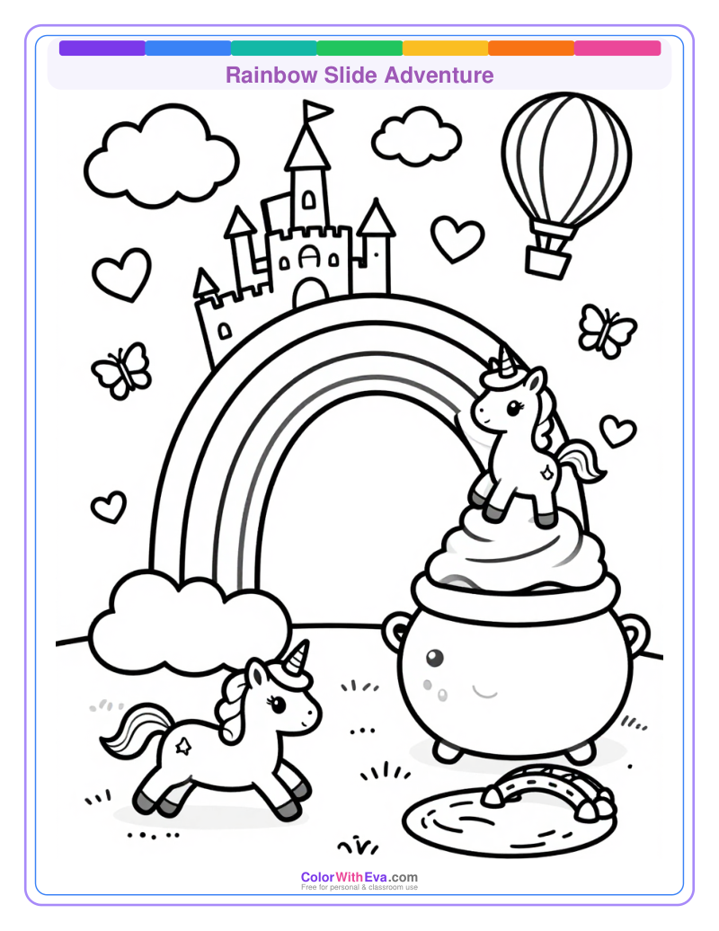 Rainbow Slide Adventure preview