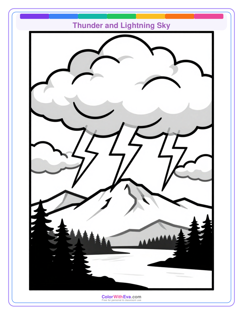 Thunder and Lightning Sky preview