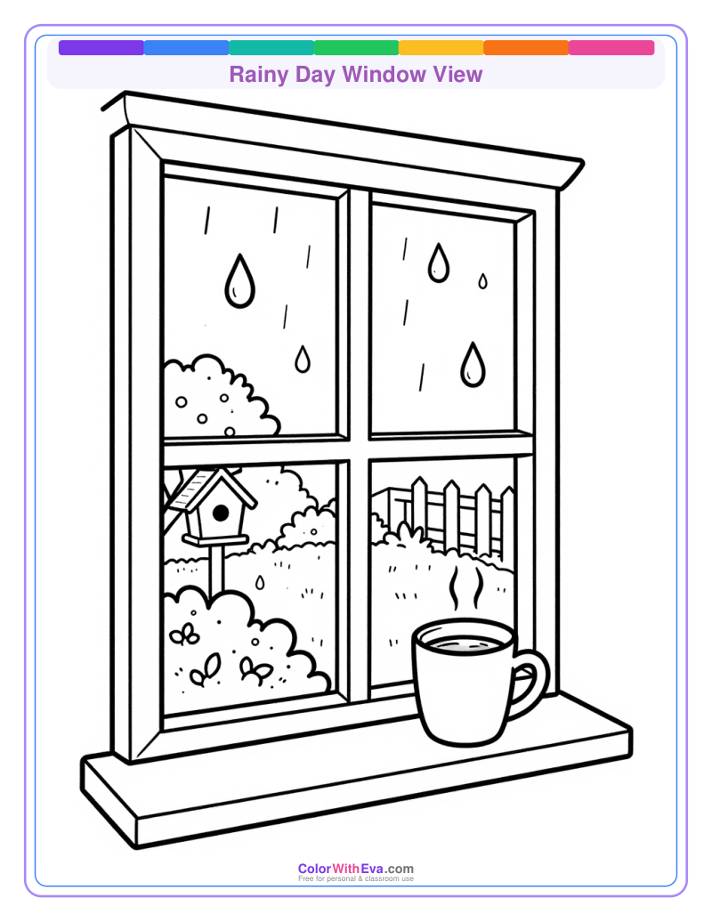 Rainy Day Window View preview