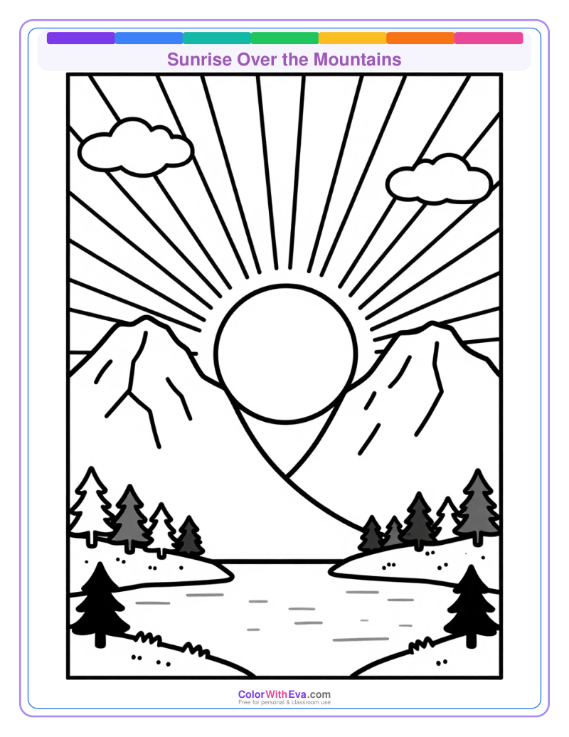 Sunrise Over the Mountains preview