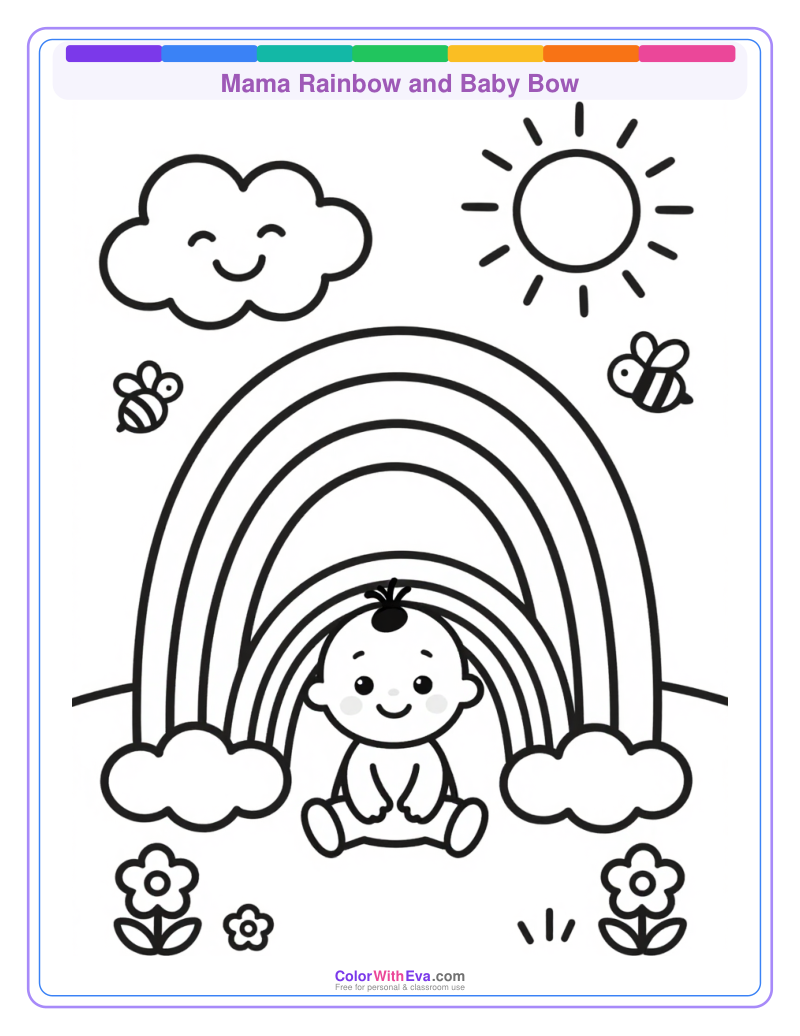 Mama Rainbow and Baby Bow thumbnail