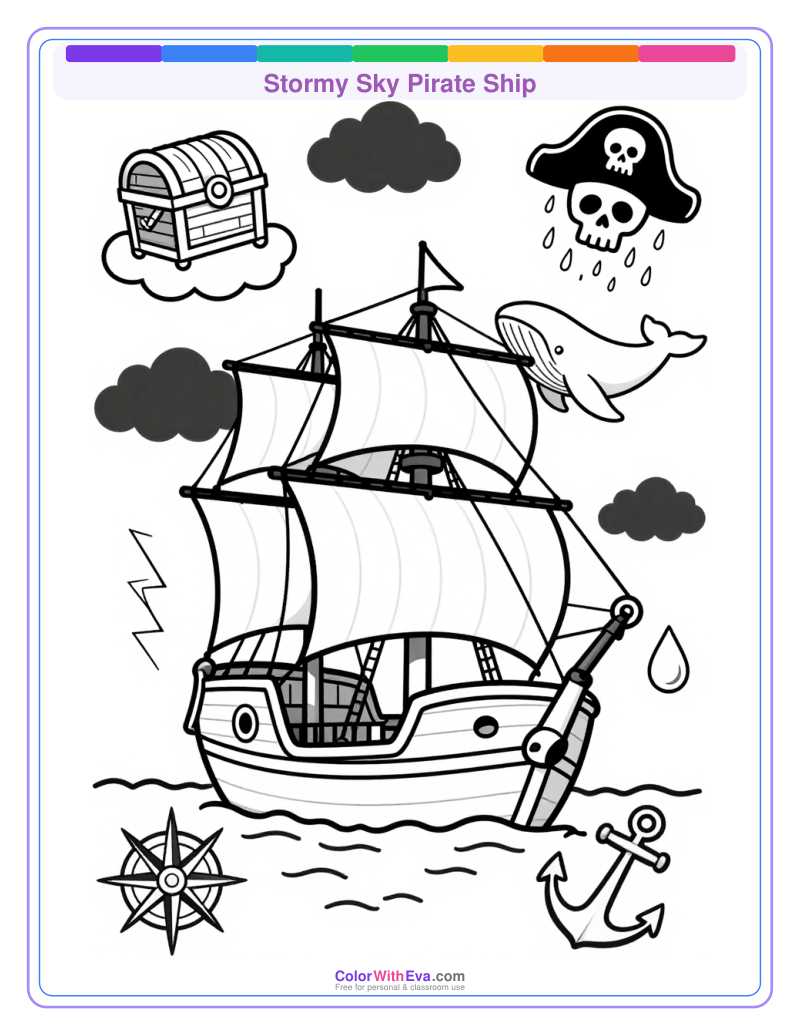 Stormy Sky Pirate Ship thumbnail