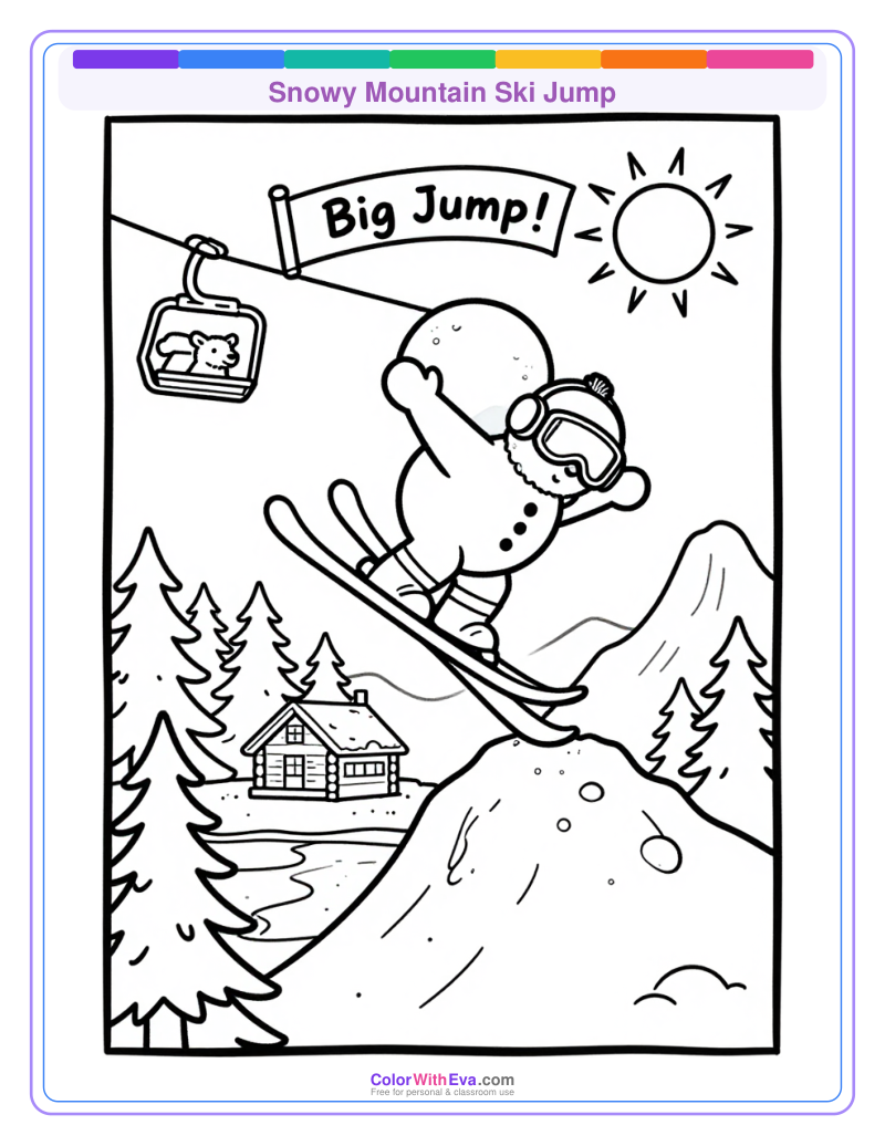 Snowy Mountain Ski Jump thumbnail